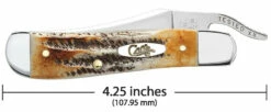 Case 6.5 BoneStag® RussLock® (SS) Folder Knife #65303 -KNIFE SUPPLIES Sales CA65303 4