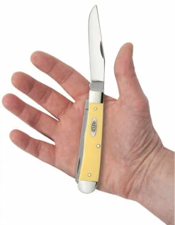 Case Yellow Synthetic (SS) Large Trapper Folder Knife #80161 -KNIFE SUPPLIES Sales CA80161 2