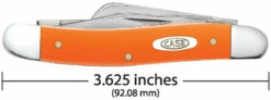 Case Orange Synthetic (SS) Medium Stockman Folder Knife #80509