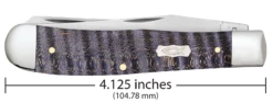 Case Smooth Purple Curly Maple Wood (SS) Large Trapper Folder Knife #80540 9 Case Smooth Purple Curly Maple Wood (SS) Large Trapper Folder Knife #80540 -KNIFE SUPPLIES Sales CA80540 3