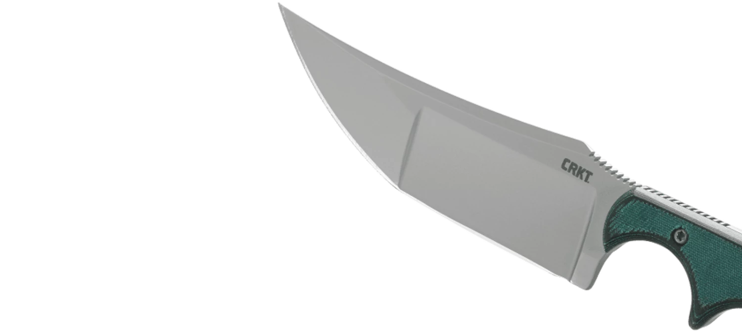 Columbia River (CRKT) Minimalist Katana Green Fixed Blade Knife 2394 4 Columbia River (CRKT) Minimalist Katana Green Fixed Blade Knife 2394 - Image 2