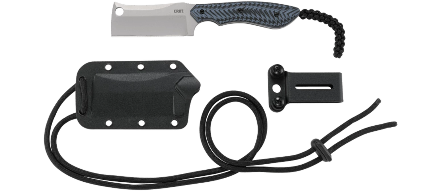 Columbia River (CRKT) S.P.E.C (Small.Pocket.Everyday.Cleaver) Blue Fixed Blade Knife 2398 7 Columbia River (CRKT) S.P.E.C (Small.Pocket.Everyday.Cleaver) Blue Fixed Blade Knife 2398 - Image 5