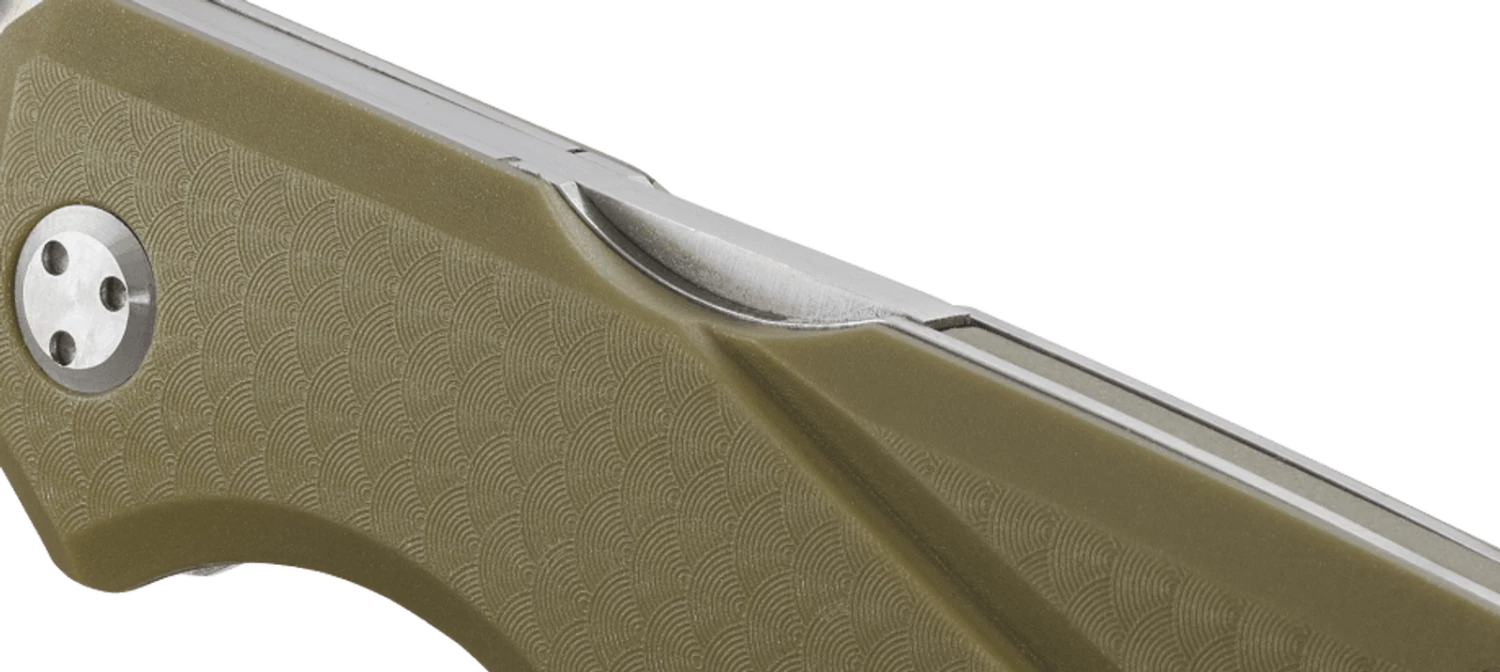 Columbia River (CRKT) Kova Midlock OD Green Folder Knife 6434 7 Columbia River (CRKT) Kova Midlock OD Green Folder Knife 6434 - Image 5