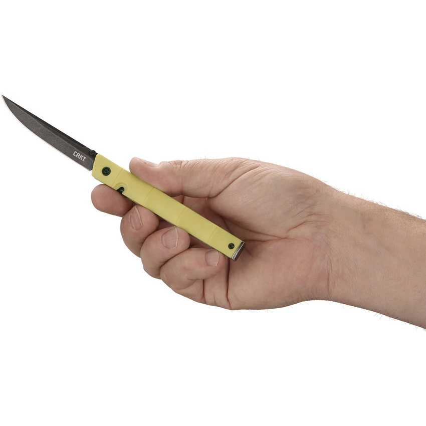 Columbia River (CRKT) CEO Bamboo Gentleman's Folder Knife 7096YGK 4 Columbia River (CRKT) CEO Bamboo Gentleman's Folder Knife 7096YGK - Image 2