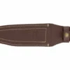 Cudeman Bowie Deer Stag Vanadium Steel Hunting Fixed Blade Knife, Leather Sheath - 106-C
