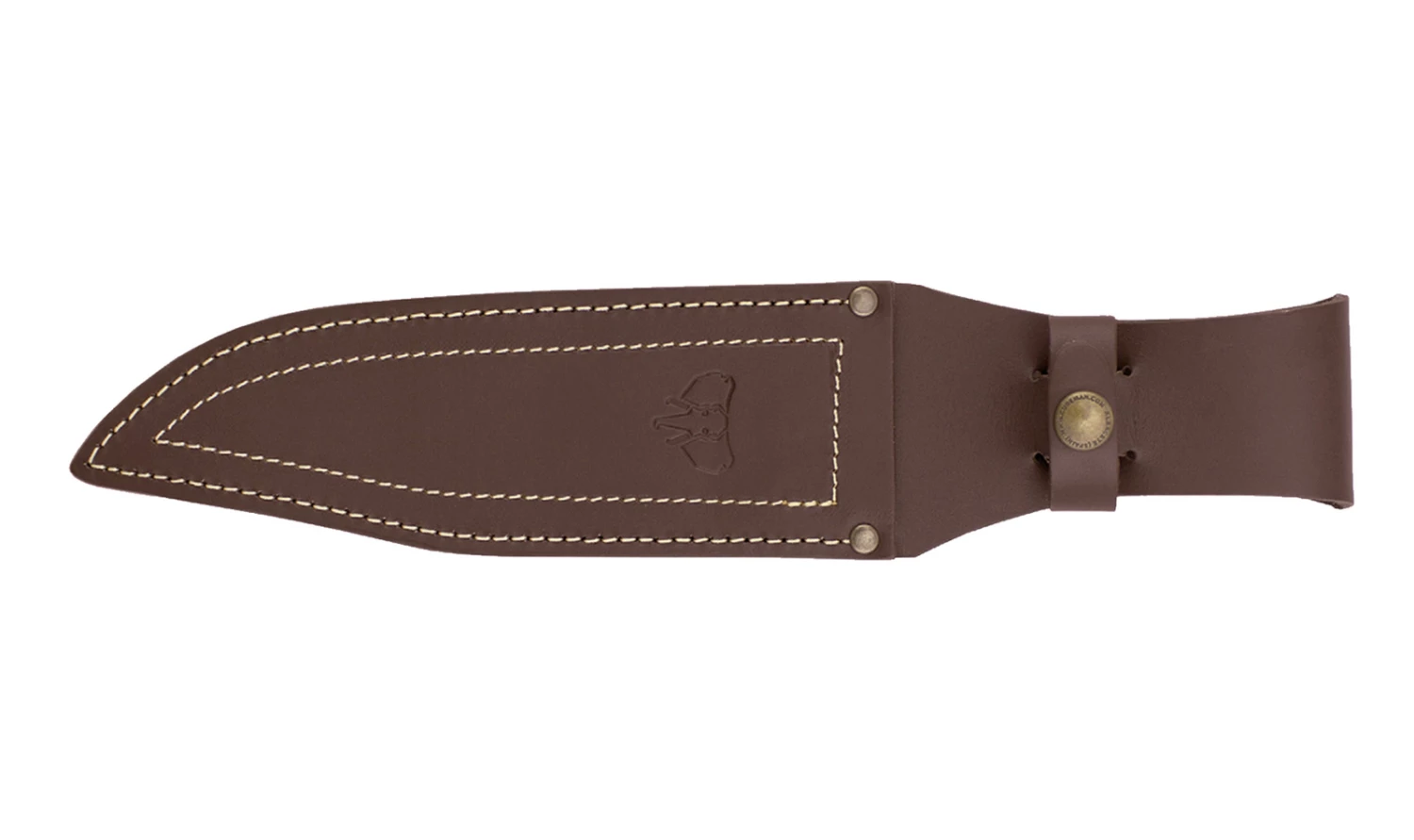 Cudeman Bowie Deer Stag Vanadium Steel Hunting Fixed Blade Knife, Leather Sheath - 106-C 3 Cudeman Bowie Deer Stag Vanadium Steel Hunting Fixed Blade Knife, Leather Sheath - 106-C