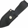 Cudeman Mini BV Black Micarta Bohler N-695 Steel Fixed Blade Knife, Leather Sheath - 115-B -KNIFE SUPPLIES Sales CUD115B