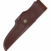 Cudeman Akeley Deer Stag Bohler N690CO Steel Hunting Fixed Blade Knife, Leather Sheath - 254-C