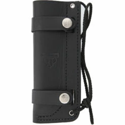 Cudeman Mod FAB Black Micarta Bohler N-695 Steel Survival Fixed Blade Knife, Leather Sheath - 298-M