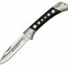Excalibur Large Black Disk 3.5" Clip Point Folding Knife