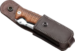FOX PRO-HUNTER, Bohler N690Co Steel, Santos Wood Hunting Folder Knife - Model FX-130 DW -KNIFE SUPPLIES Sales FOX130DW 2
