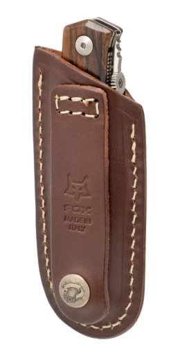 FOX TERZUOLA, Damascus Steel, Bocote Wood Gentleman’s Folder Knife - Model FX-525 DB -KNIFE SUPPLIES Sales FOX525DB 3