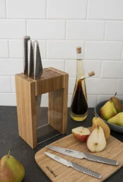 Global Teikoku 5 Piece Kitchen Knife Block Set - 79629 -KNIFE SUPPLIES Sales GLB79629 4