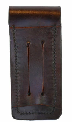 Icaras Leathercraft (Australian Made) Stockman Knife Sheath - Dark Brown