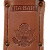 Kabar Leather Handle US ARMY Fixed Blade Knife 1220, Leather Sheath -KNIFE SUPPLIES Sales KA1220