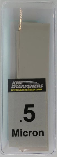 KME Diamond Lapping Film And Glass Blank - 0.5 Micron (60,000 Grit) LF-GB-SLVS