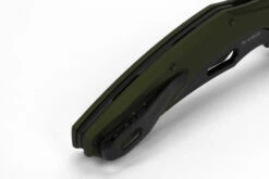 Kershaw Bareknuckle Olive Aluminium, Blackwash Sandvik 14C28N Folder Knife 7777OLBW -KNIFE SUPPLIES Sales KS7777OLBW 1