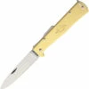 Otter Mercator Brass Handle Carbon Steel Pocket Knife 2 Otter Mercator Brass Handle Carbon Steel Pocket Knife -KNIFE SUPPLIES Sales L154B