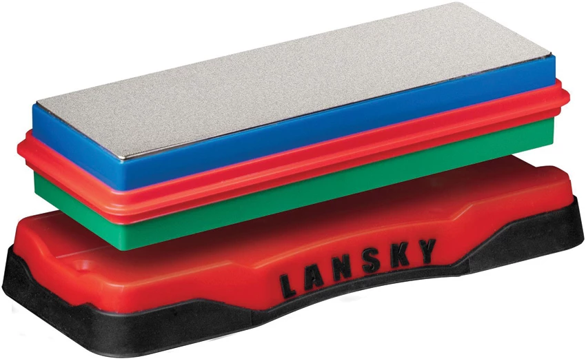 Lansky 6x2" Double Sided (Medium/Fine) Diamond Benchstone Knife Sharpener 3 Lansky 6x2" Double Sided (Medium/Fine) Diamond Benchstone Knife Sharpener