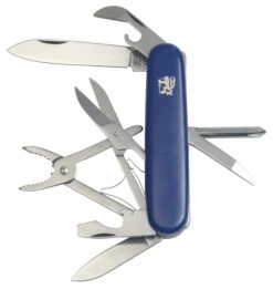 Mikov Stovka 8-Function Small Pocket Folder Knife, Leather Sheath - 100-NH-8A