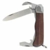 Mikov Hiker 3-Function Rosewood Linerlock Folder Knife, Leather Sheath - 116-ND-3 AK/KP -KNIFE SUPPLIES Sales MIK116 ND 3 AK KP