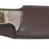 Mikov Les Forest Stag Horn Hunting Wide Fixed Blade Knife, Leather Sheath - 398-NP-13/B -KNIFE SUPPLIES Sales MIK398 NP 13B