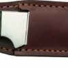 Mikov Les Forest Buffalo Horn Hunting Narrow Fixed Blade Knife, Leather Sheath - 398-NR-13/A -KNIFE SUPPLIES Sales MIK398 NR 13A