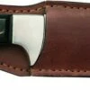 Mikov Les Forest Buffalo Horn Hunting Wide Fixed Blade Knife, Leather Sheath - 398-NR-13/B -KNIFE SUPPLIES Sales MIK398 NR 13B