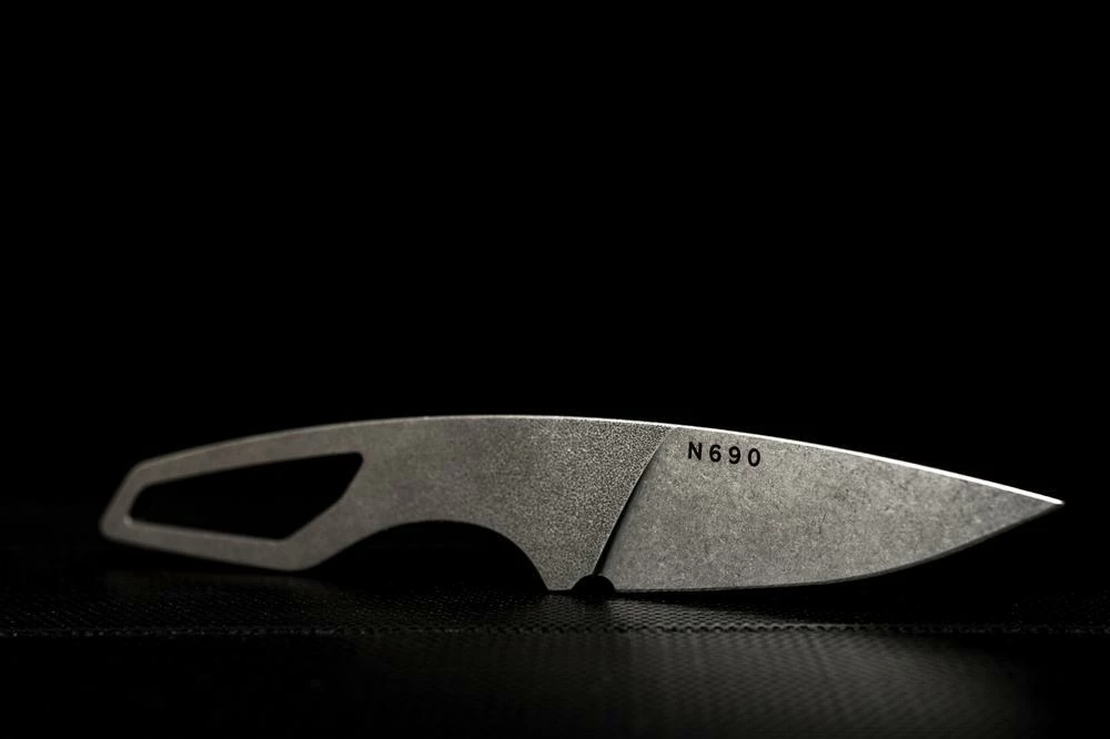 Mikov List Stonewash Böhler N690 Steel Fixed Blade Knife, Kydex Sheath - 725-B-18 4 Mikov List Stonewash Böhler N690 Steel Fixed Blade Knife, Kydex Sheath - 725-B-18 - Image 2