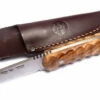 Nieto Viking Olive Wood Hunting Fixed Blade Knife, Leather Sheath - 11000 -KNIFE SUPPLIES Sales N11000
