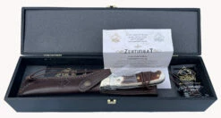 Puma Wildtöter Stag Handle Fixed Blade Hunting Knife, Leather Sheath - 113494 -KNIFE SUPPLIES Sales PU113494 2