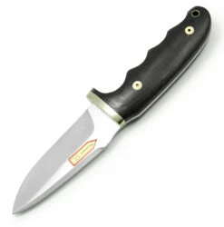 Puma Saubart Hunter Pakkawood Handle Fixed Blade Knife, Leather Sheath - 122500
