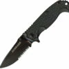 Schrade Linerlock Combo Blade Folding Knife SCH001SCPA 1 Schrade Linerlock Combo Blade Folding Knife SCH001SCPA -KNIFE SUPPLIES Sales SCH001SCPA