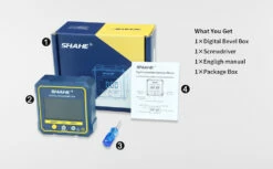 SHAHE Digital Angle Gauge Cube Magnetic Protractor Inclinometer -KNIFE SUPPLIES Sales SHA001 5