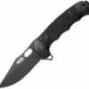SOG Seal XR Black TiNi S35VN Folder Knife 12-21-02-57 -KNIFE SUPPLIES Sales SOG12210257