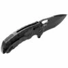 SOG Kiku XR Blackout Linen Micarta Tanto Folder Knife 12-27-02-57 -KNIFE SUPPLIES Sales SOG12270257