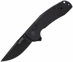 SOG SOG-TAC XR Blackout G10 Folder Knife 12-38-01-57
