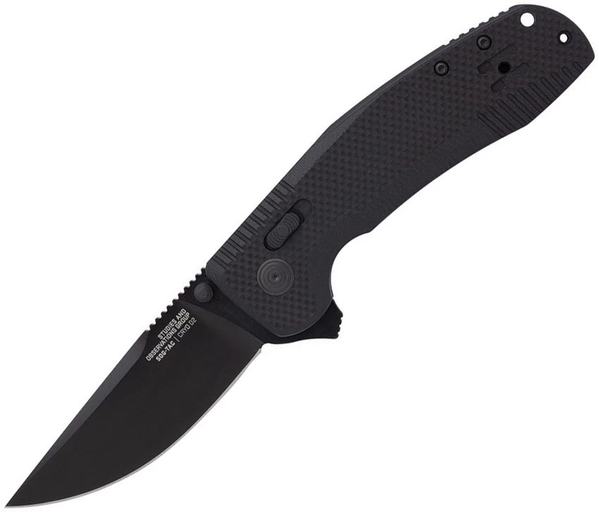 SOG SOG-TAC XR Blackout G10 Folder Knife 12-38-01-57 3 SOG SOG-TAC XR Blackout G10 Folder Knife 12-38-01-57