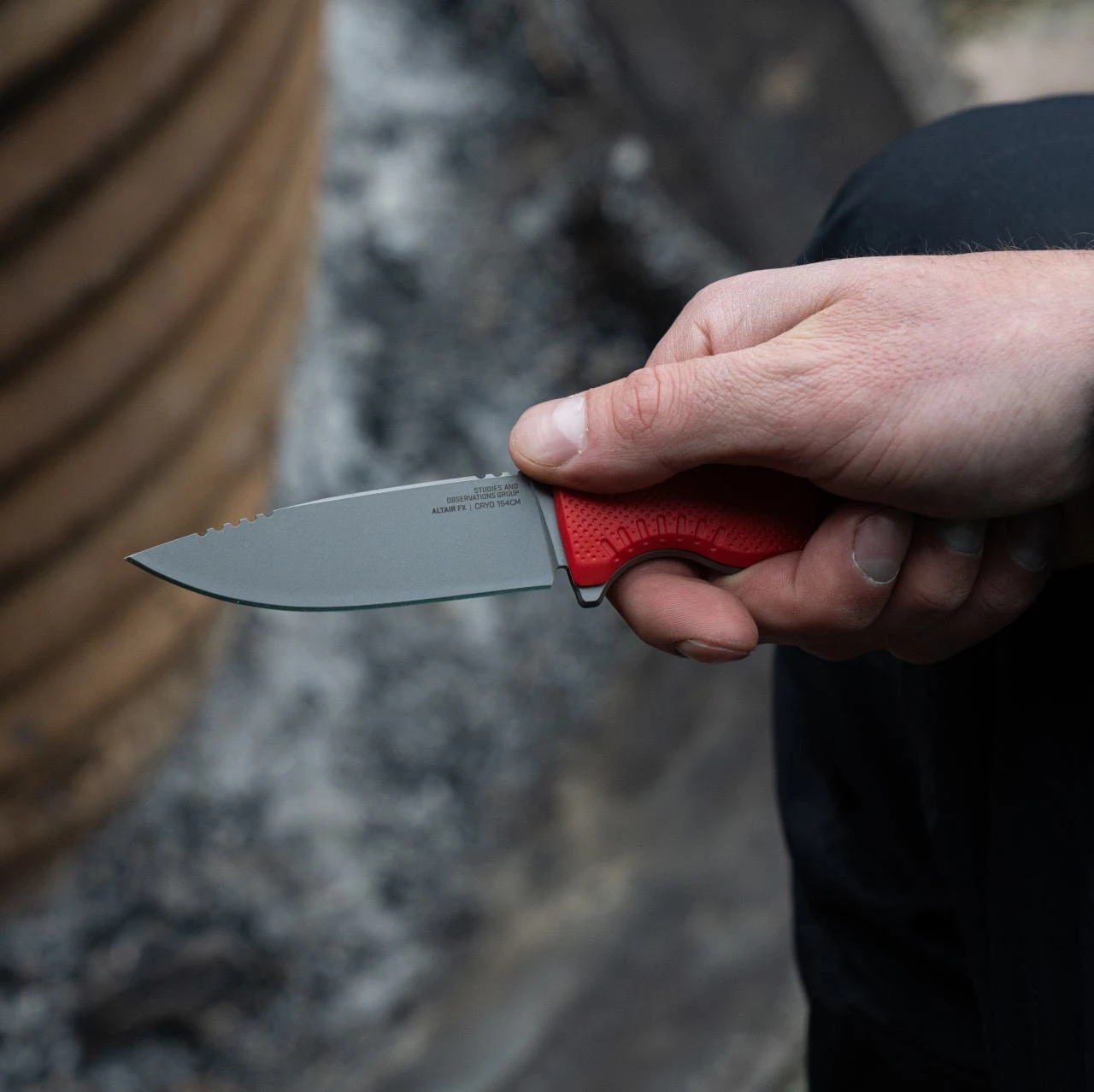 SOG Altair FX Canyon Red CRYO 154CM SteeL Fixed Blade Knife, Kydex Sheath - 17-79-02-57 9 SOG Altair FX Canyon Red CRYO 154CM SteeL Fixed Blade Knife, Kydex Sheath - 17-79-02-57 - Image 7