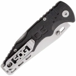 SOG Mini Salute Bead Blasted Clip Point Blade G10 Folder Knife FF1001