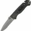 SOG Escape Clip Point Satin Serrated Recue Folder Knife FF24 -KNIFE SUPPLIES Sales SOGFF24CP
