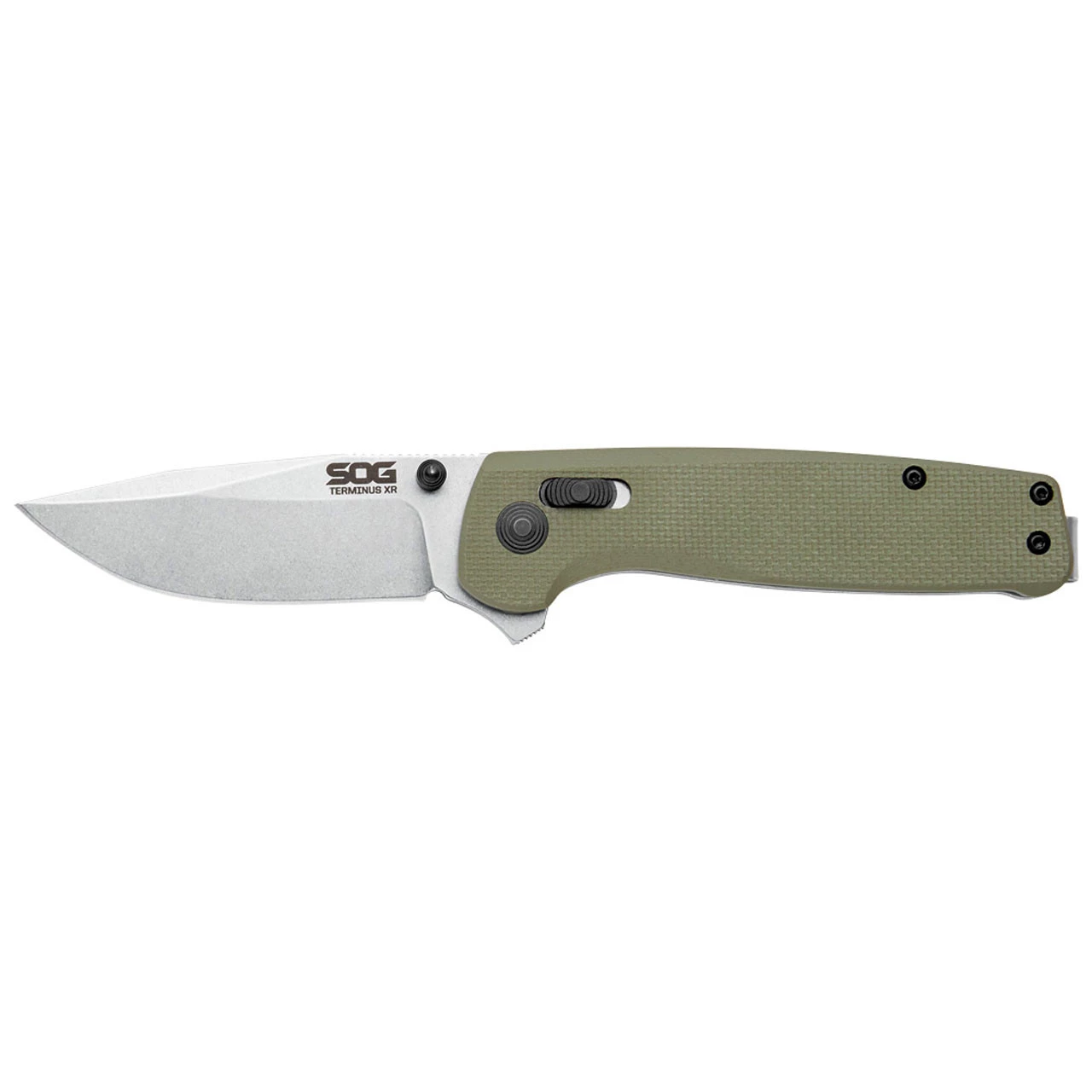 SOG Terminus XR Olive Drab G10 Folder Knife TM1022 4 SOG Terminus XR Olive Drab G10 Folder Knife TM1022 - Image 2