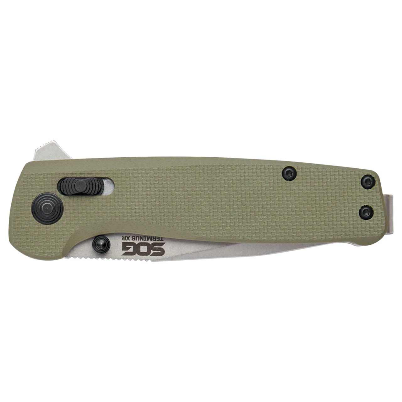 SOG Terminus XR Olive Drab G10 Folder Knife TM1022 7 SOG Terminus XR Olive Drab G10 Folder Knife TM1022 - Image 5