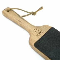 Sydney Strop Co. Double-Sided Paddle Strop - Black Cow Leather - Made In Australia -KNIFE SUPPLIES Sales SSC COW BLACK 5