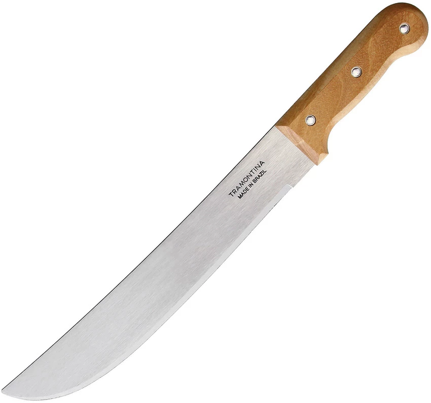 Tramontina 12" Wooden Handle Carbon Steel Machete 3 Tramontina 12" Wooden Handle Carbon Steel Machete