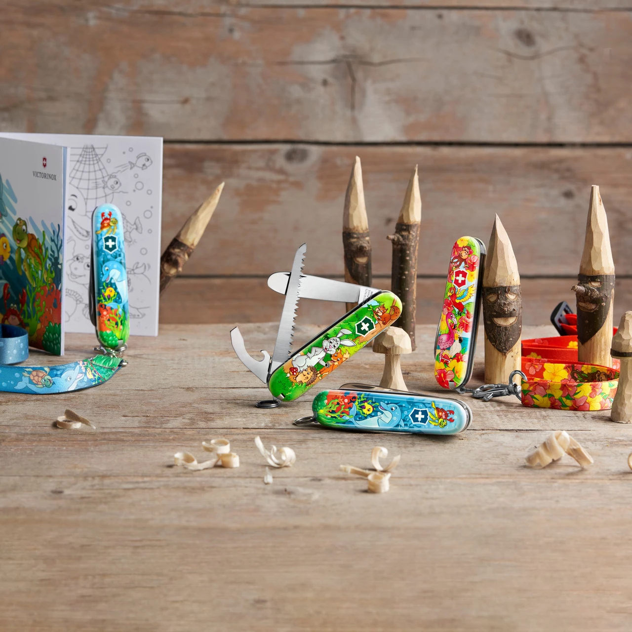 Victorinox Swiss Army Knife 'My First Victorinox Children Set', Dolphin Theme, 9 Function - 5 Victorinox Swiss Army Knife 'My First Victorinox Children Set', Dolphin Theme, 9 Function - - Image 3