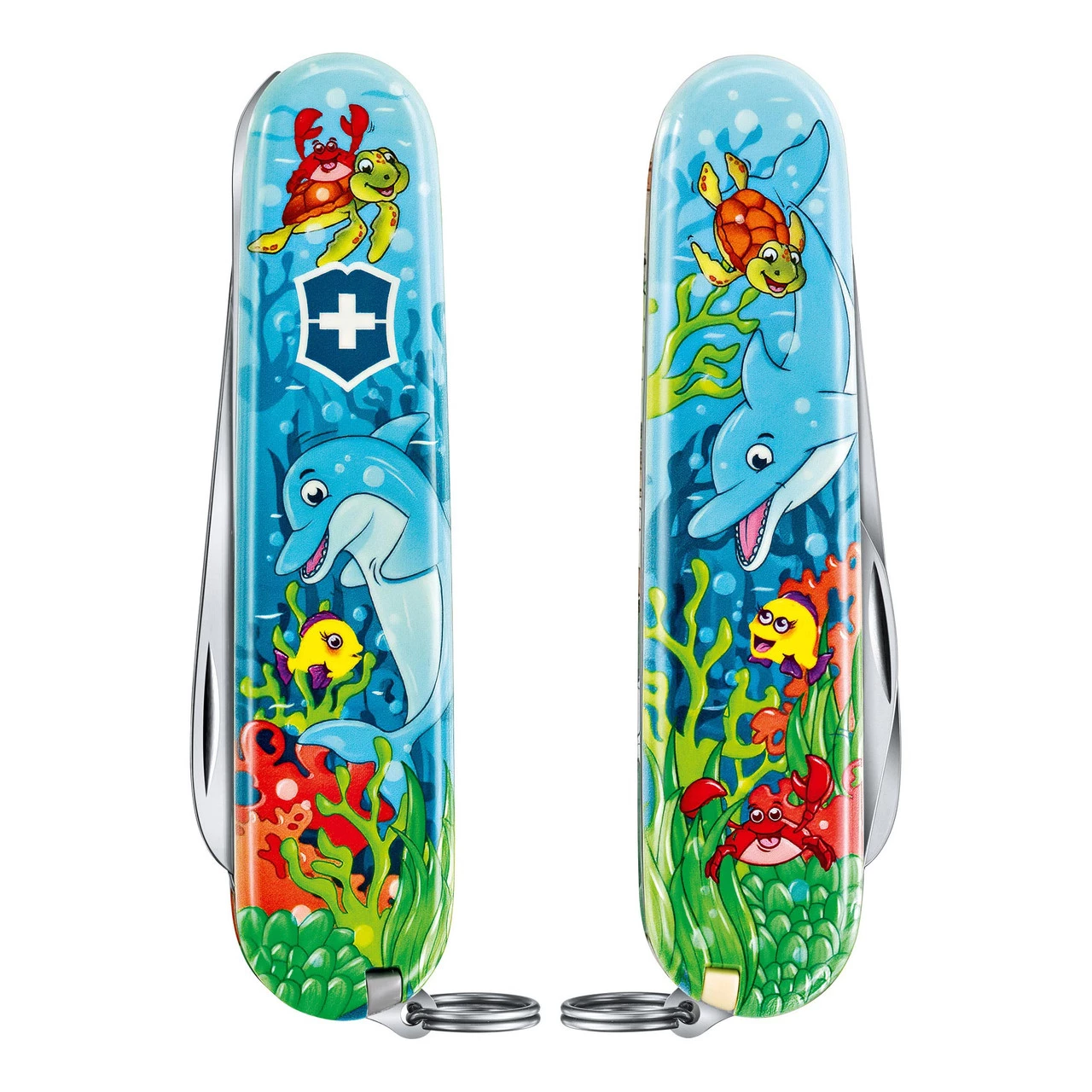 Victorinox Swiss Army Knife 'My First Victorinox Children Set', Dolphin Theme, 9 Function - 3 Victorinox Swiss Army Knife 'My First Victorinox Children Set', Dolphin Theme, 9 Function -