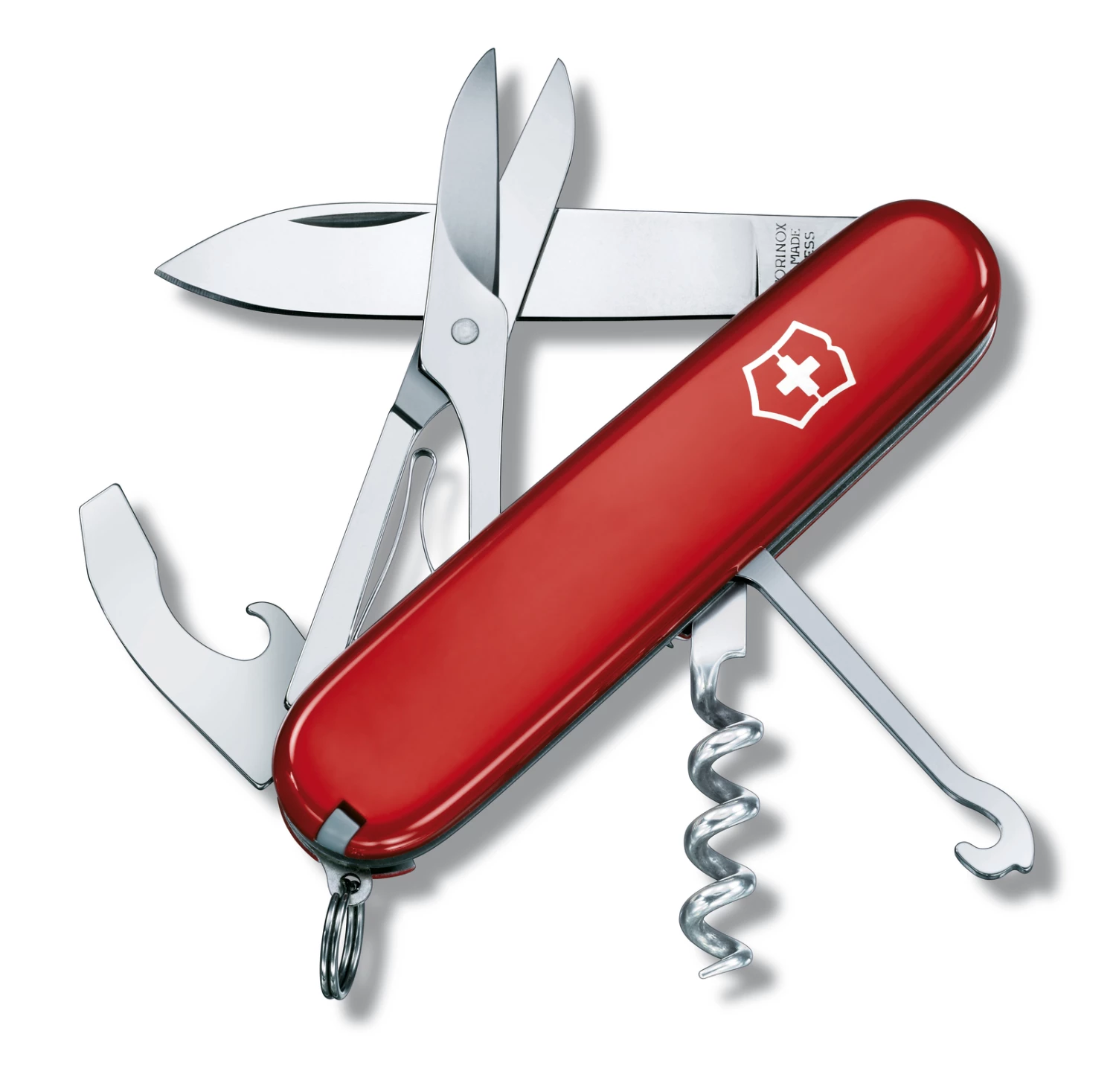 Victorinox Swiss Army Compact Red 15 Function Medium Folder Pocket Knife - 35595 3 Victorinox Swiss Army Compact Red 15 Function Medium Folder Pocket Knife - 35595