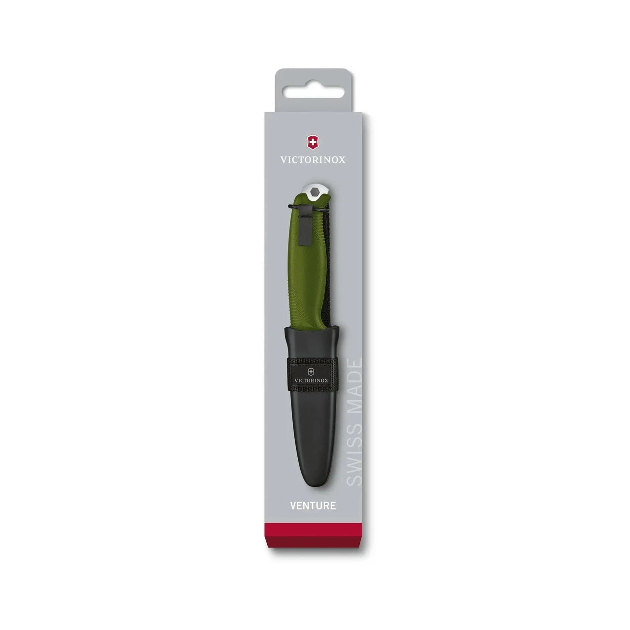 Victorinox Venture Bushcraft Fixed Blade Knife, Olive - 3.0902.4 6 Victorinox Venture Bushcraft Fixed Blade Knife, Olive - 3.0902.4 - Image 4