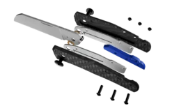 Zero Tolerance Anso Carbon Fibre Sheepsfoot CPM20CV Folder Knife 0230 10 Zero Tolerance Anso Carbon Fibre Sheepsfoot CPM20CV Folder Knife 0230 -KNIFE SUPPLIES Sales ZT0230 2